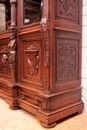 Renaissance style Bookcase in Oak, France 19th century