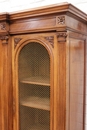 Renaissance style Bookcase in Walnut, France 19th century