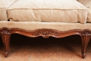 Louis XV style Sofa in Walnut, France 19th century