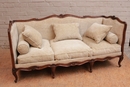 Louis XV style Sofa in Walnut, France 19th century