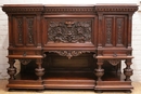 Renaissance style Sideboard in Walnut, France 19th century