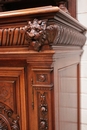 Renaissance style Cabinet in Walnut, France 19th century