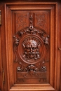 Renaissance style Cabinet in Walnut, France 19th century