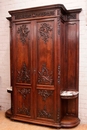 Regency style Armoire in Oak, Belgium 19th century