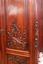 Regency style Armoire in Oak, Belgium 19th century