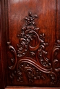 Regency style Armoire in Oak, Belgium 19th century