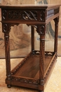 Gothic style Table in Walnut, France 19th century