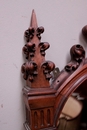 Gothic style Mirror in Walnut, France 19th century