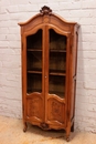 Louis XV style Bookcase in Walnut, France 1900