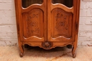 Louis XV style Bookcase in Walnut, France 1900