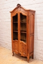 Louis XV style Bookcase in Walnut, France 1900