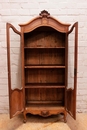 Louis XV style Bookcase in Walnut, France 1900