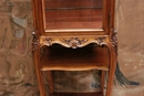 Louis XV style Display cabinet in Walnut, France 19th century