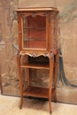 Louis XV style Display cabinet in Walnut, France 19th century