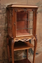 Louis XV style Display cabinet in Walnut, France 19th century