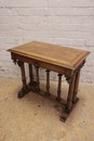 Renaissance style Desk table in Walnut, France 19th century