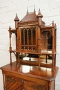 Gothic style Cabinet in Walnut, France 19th century
