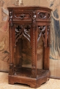 Gothic style Console in Walnut, France 19th century