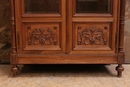 Henri II style Bookcase in Walnut, France 19th century