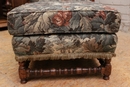 Louis XIII style Long chair in Oak, France 19th century