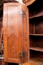 Louis XIV style Cabinet deux corps in Oak, France 18th century