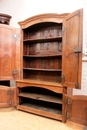 Louis XIV style Cabinet deux corps in Oak, France 18th century