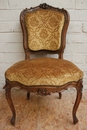 Louis XV style 5 Pc. sofa set in Walnut, France 19th century