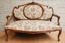 Louis XV style 5 Pc.Sofa set in Walnut, France 19th century