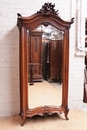 Louis XV style Armoire and bed in Walnut, France 19th century