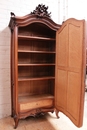 Louis XV style Armoire and bed in Walnut, France 19th century