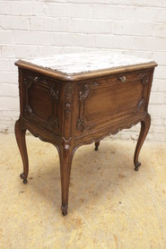 Louis XV Bar server cabinet in oak