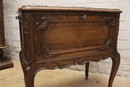 Louis XV style Bar server cabinet in Oak, France 1900