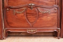 Louis XV style Bed in mahogany, France 19th century