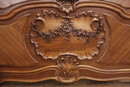 Louis XV style Bed in Walnut, France 19th century