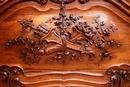Louis XV style Bedroom in Walnut, France 19th century