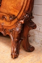 Louis XV style Bedroom in Walnut, France 19th century