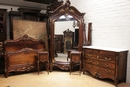 Louis XV style Bedroom in rosewood and bronze, France 19th century