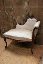 Louis XV style Bench in Walnut, France 19th century