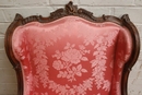 Louis XV style Bergére in Walnut, France 19th century