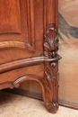 Louis XV style Corner cabinet in Walnut, France 19th century