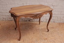 Louis XV style Center table in Walnut, France 19th century