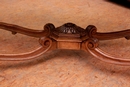 Louis XV style Center table in Walnut, France 19th century