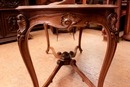 Louis XV style Center table in Walnut, France 19th century