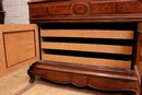 Louis XV style Chest secretary commode in rosewood and maple, France 19th century