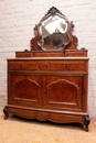 Louis XV style Chest secretary commode in rosewood and maple, France 19th century