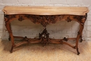 Louis XV style Console in Walnut, France 19th century