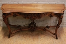 Louis XV style Console in Walnut, France 19th century