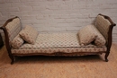 Louis XV style Day bed in Walnut, France 1900