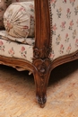 Louis XV style Day bed in Walnut, France 1900