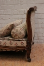 Louis XV style Day bed in Walnut, France 1900
